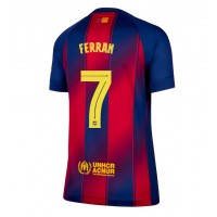 Barcelona Ferran Torres #7 Domáci Ženy futbalový dres 2025-26 Krátky Rukáv